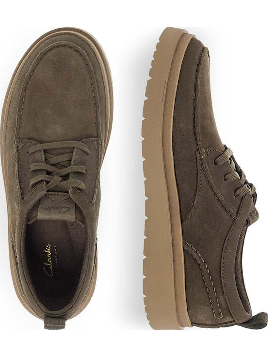Men's Leather Moccasins Green