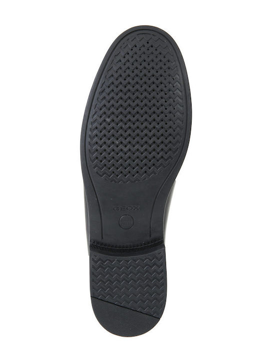 New Damon B Men's Leather Loafers Black