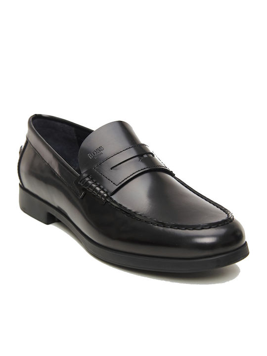 Men's Leather Loafers Black