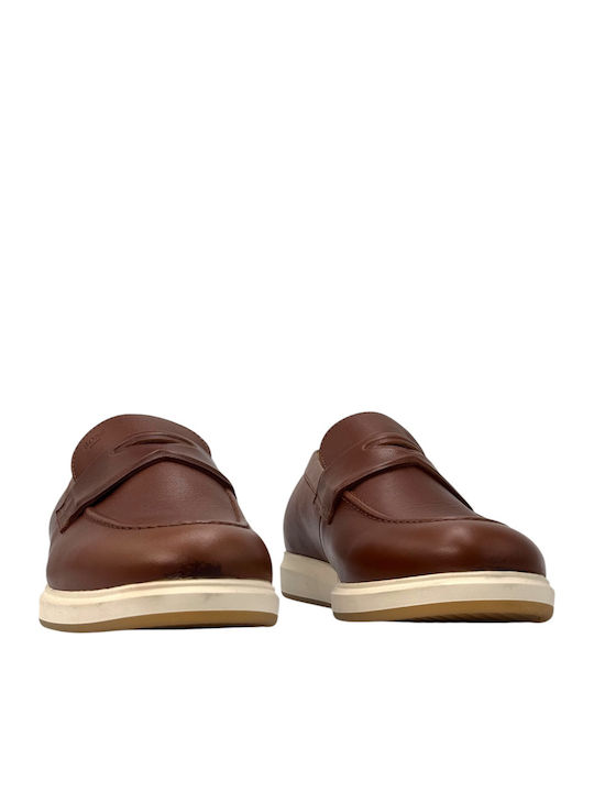 Mocasini barbati in Tabac maro Culori