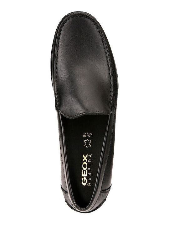 New Damon A Men's Leather Loafers Black