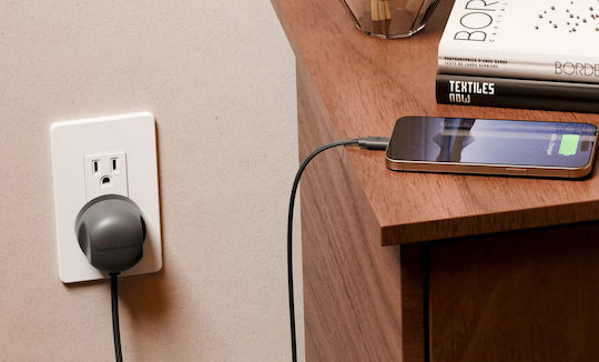 Twelve South Charger with Built-in Cable USB-C 30W Power Delivery Dune (PowerCord 3m)