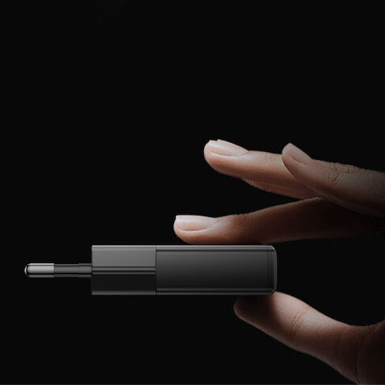 Yesido Charger Without Cable GaN with USB-C Port 30W Power Delivery Blacks (YC74)