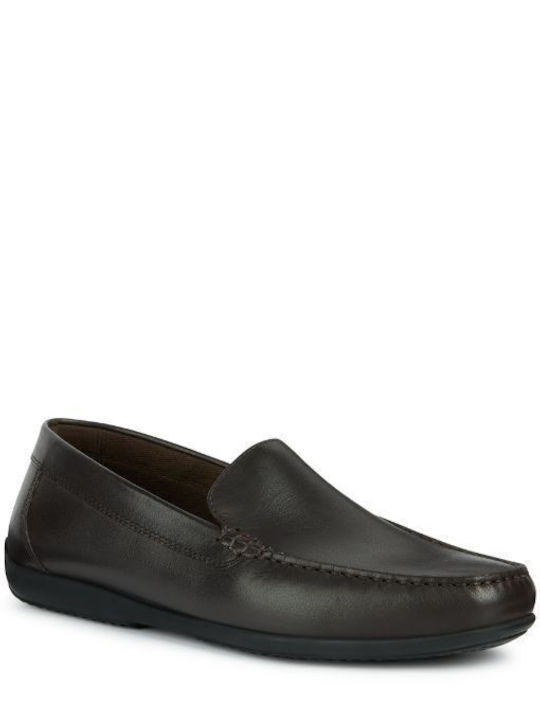 Ascanio Men's Leather Loafers Brown