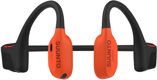 Suunto Wing 2 Knochenleitung Bluetooth-Freisprecheinrichtung Kopfhörer mit Schweißresistenz und Ladeetui Orange