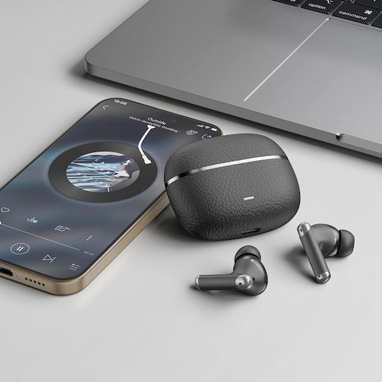 XO G33 In-ear Bluetooth Handsfree Ακουστικά με Θήκη Φόρτισης Μαύρα