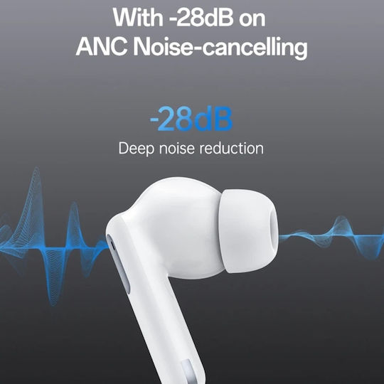 Yesido TWS34 In-ear Bluetooth Handsfree Căști cu Carcasă de Încărcare Alb
