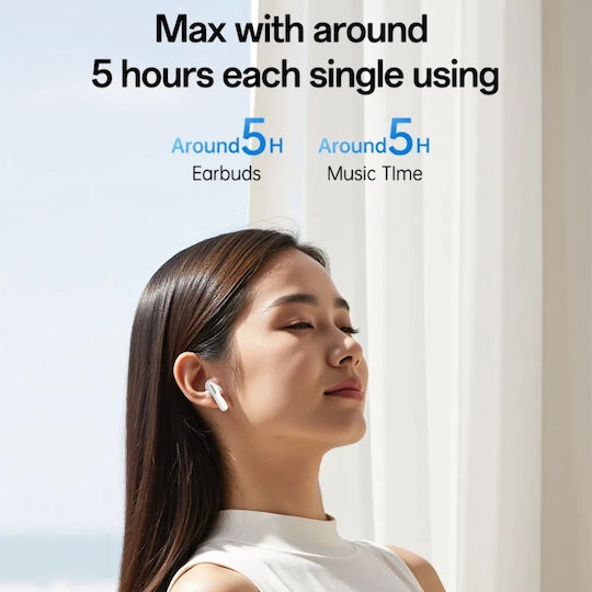 Yesido TWS34 In-ear Bluetooth Handsfree Căști cu Carcasă de Încărcare Alb