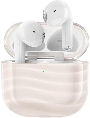XO G41 Earbud Bluetooth хендсфри Слушалки с Устойчивост на Пот и Кутийка за Зареждане Бежов
