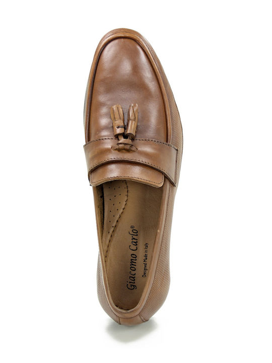 Men's Leather Loafers Tabac Brown
