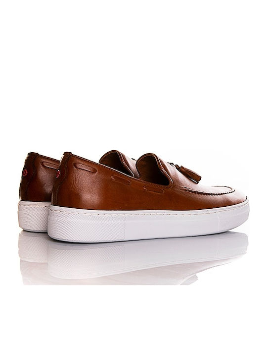 Men's Leather Moccasins Brown