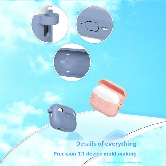 Hülle Silikon in Orange Farbe für Apple AirPods Pro 3
