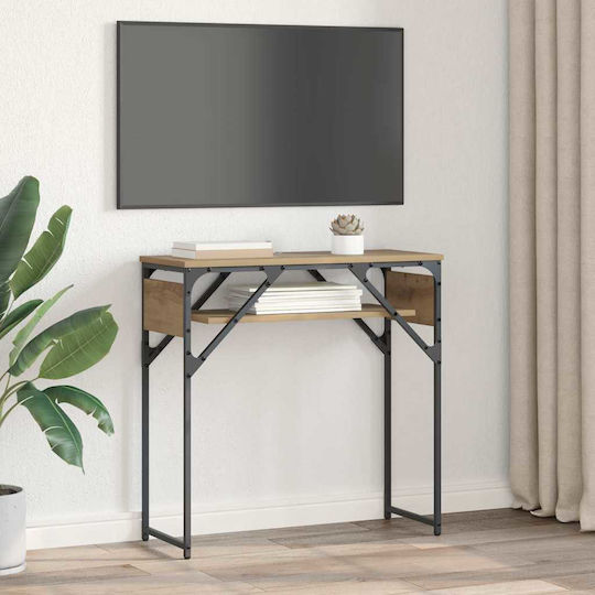 Комод Дървен Кафяв 75x30x75см