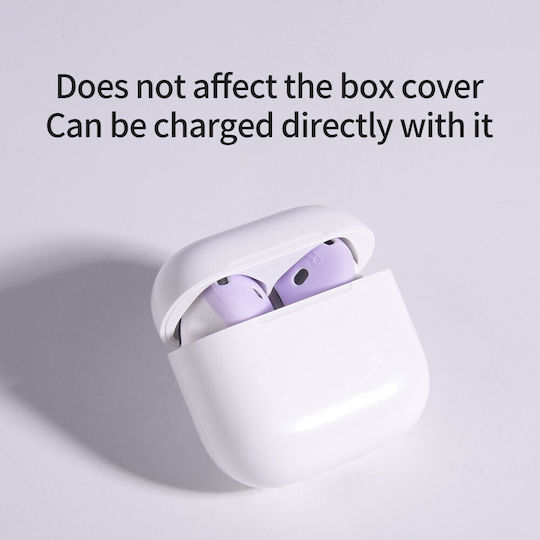 Silikonabdeckungen in Weiß Farbe für Apple AirPods 4