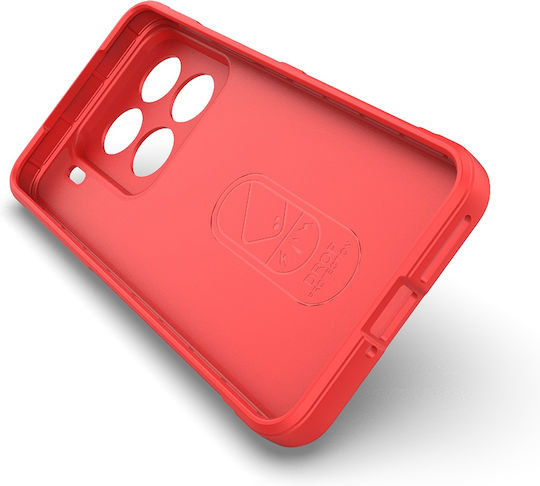 Techsuit Magic Umschlag Rückseite Silikon Rot (Xiaomi 15 Pro)