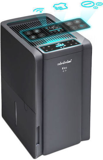 Toyotomi TDE-12BIVION Dehumidifier with Compressor Ionizer and Wi-Fi 12lt