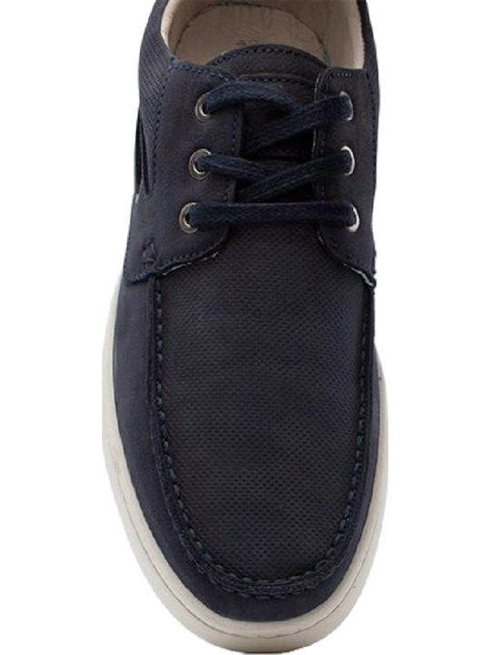 Men's Leather Moccasins Blue