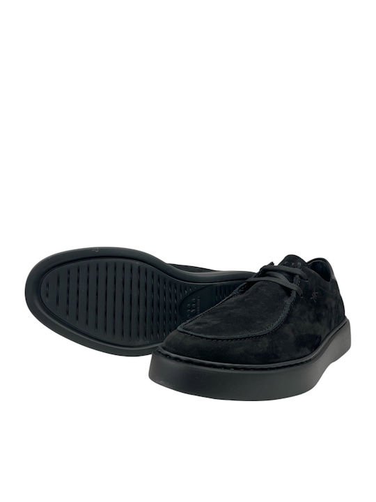 Δερμάτινα Ανδρικά Loafers σε Μαύρο Χρώμα