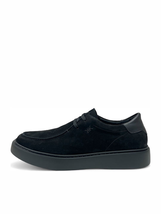 Δερμάτινα Ανδρικά Loafers σε Μαύρο Χρώμα