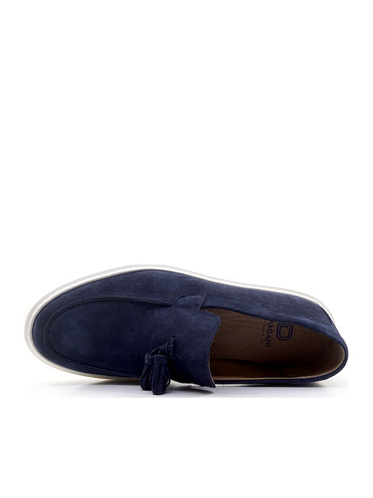 Men's Leather Loafers Blue