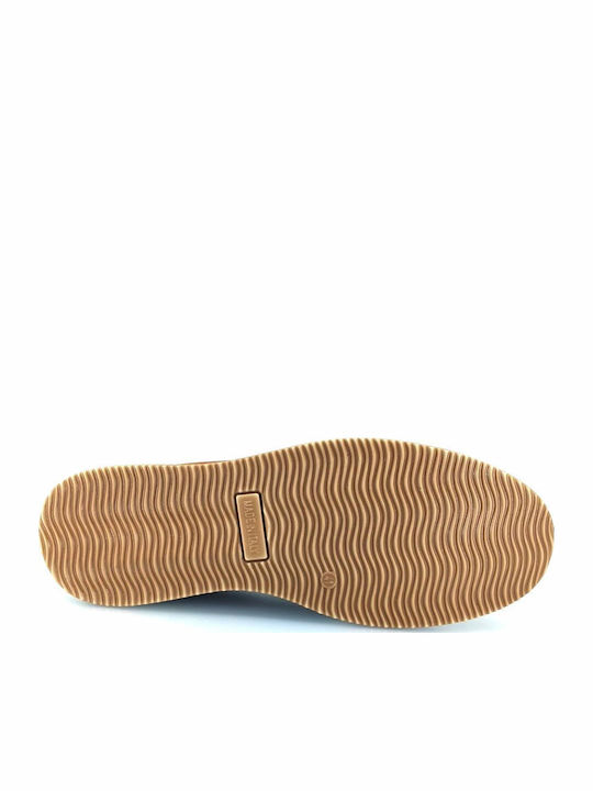 Δερμάτινα Ανδρικά Loafers σε Καφέ Χρώμα