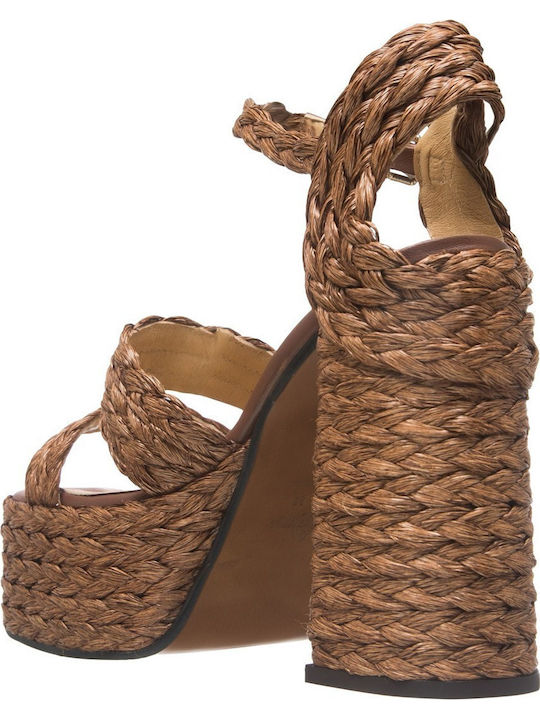 Sandalen Braun