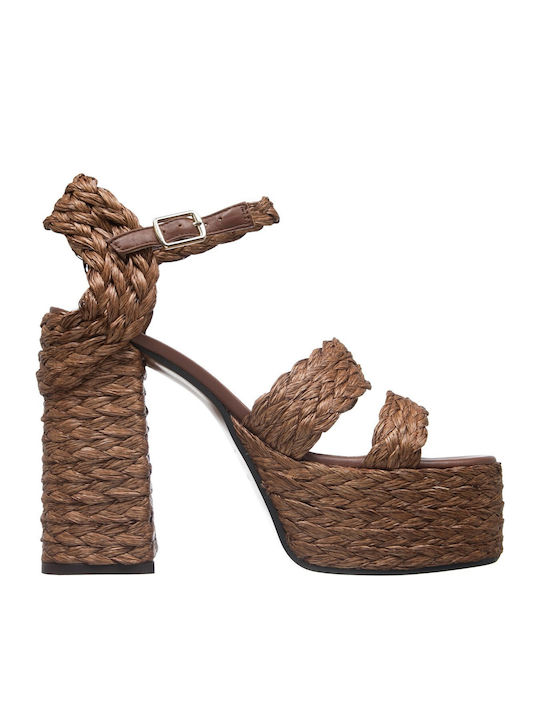 Sandalen Braun