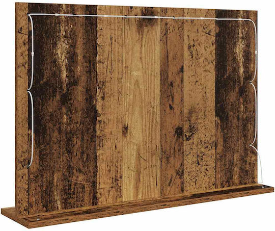 vidaXL vidaXL Schminkspiegel Wand mit Licht Braune