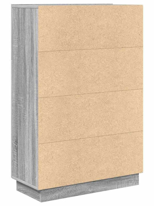 Desk Wooden Sonoma Grey 71.5x31.5x106.5cm