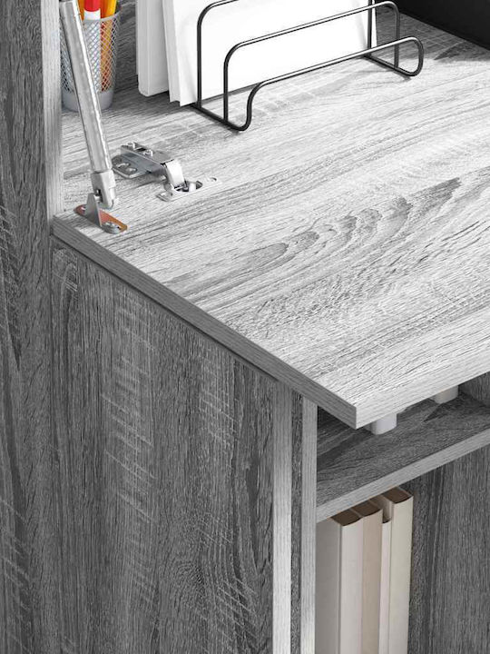 Desk Wooden Sonoma Grey 71.5x31.5x106.5cm