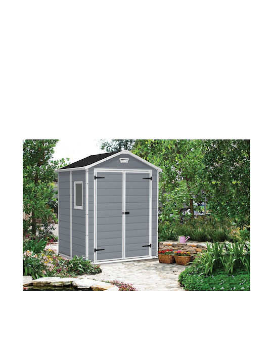 Plastic Garden Shed M1.85xW1.52xH2.26m