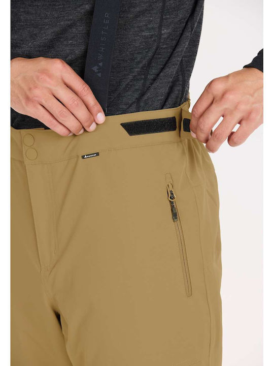 Whistler W233208-1164 Men's Trousers for Ski & Snowboard Beige