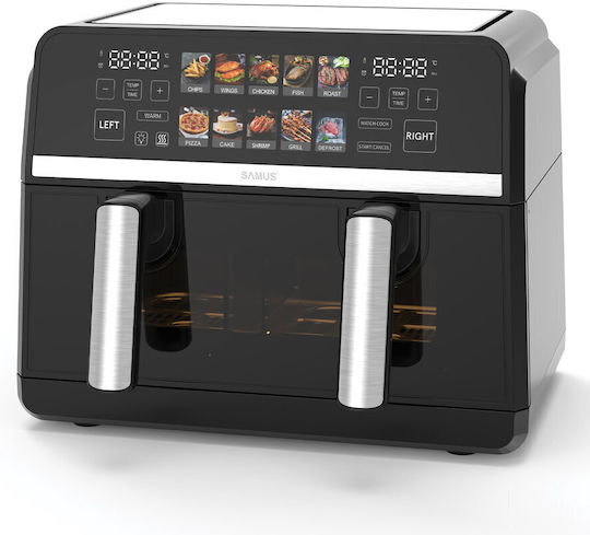 Samus Friteuză cu aer 9lt Negru AF9BIG-S2500DW