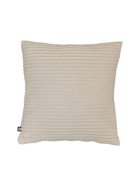 Μαξιλάρι Καναπέ A-s Arum Fleece Εκρού 38x38εκ.