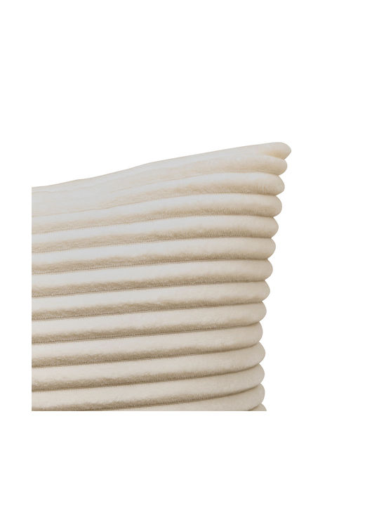 Μαξιλάρι Καναπέ A-s Arum Fleece Εκρού 38x38εκ.