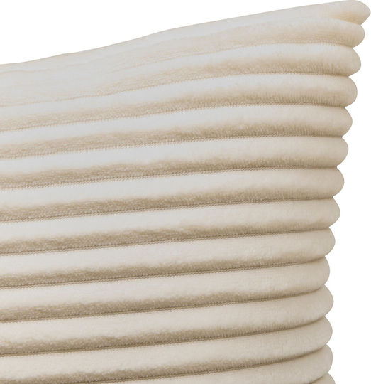 Μαξιλάρι Καναπέ A-s Arum Fleece Εκρού 38x38εκ.