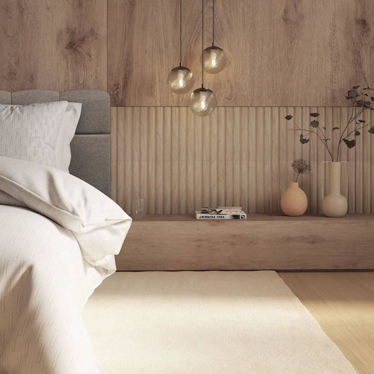 Sound Absorbing 3D Wall Panel Colva Atmosphera Dimensions 30x2.1x30cm 3 Pieces 212903d