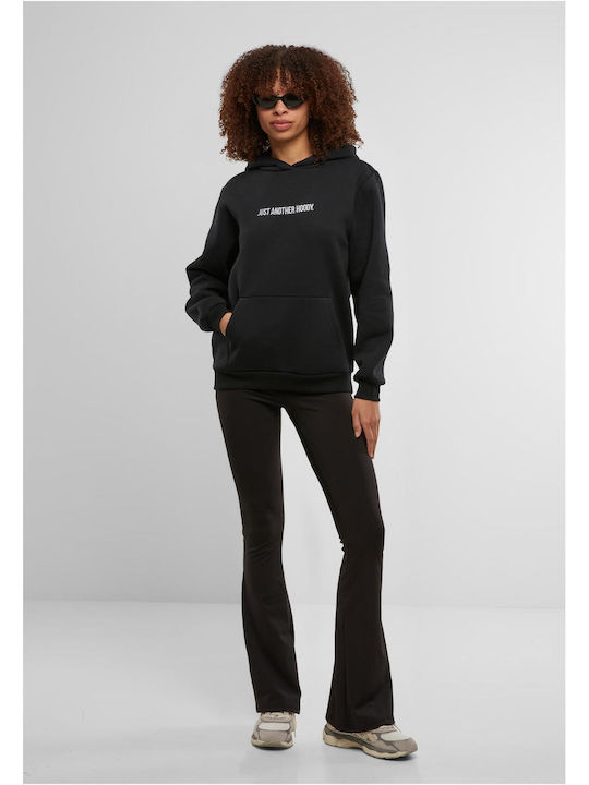Damen Sweatshirt Kapuzen Schwarz