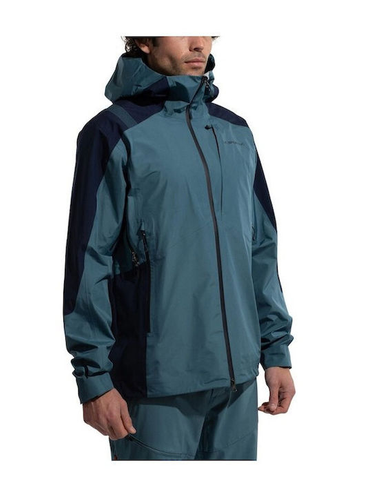 Jacke Wasserdicht Blau