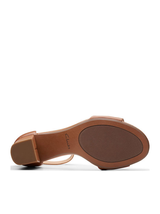 Deva Mae Leather Sandals Tabac Brown