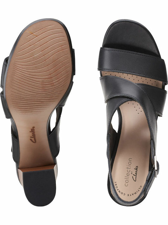 Jocelynne Bao Leder Sandalen Anatomisch Schwarz