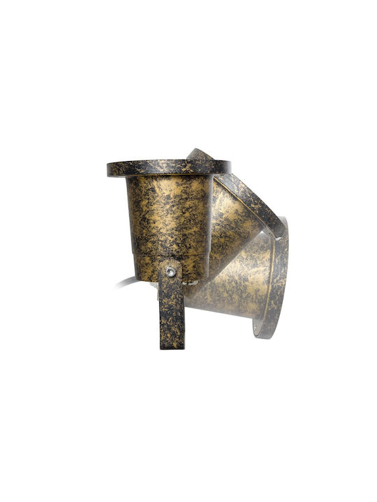 kelvo Lamp Projector Outdoor IP65 for Socket GU10 Gold