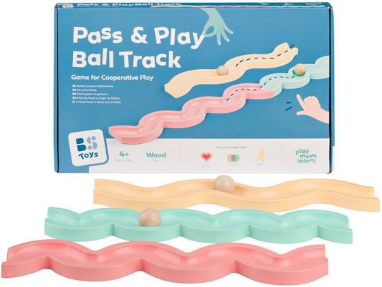 Επιτραπέζιο Παιχνίδι Pass & Play Ball Track 4+ Ετών (EN) BS Toys