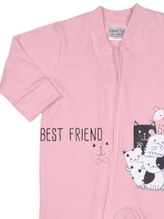 Ninetta Bebe Baby-Strampler Rosa Ninetta Bebe Baby-Strampler Rosa