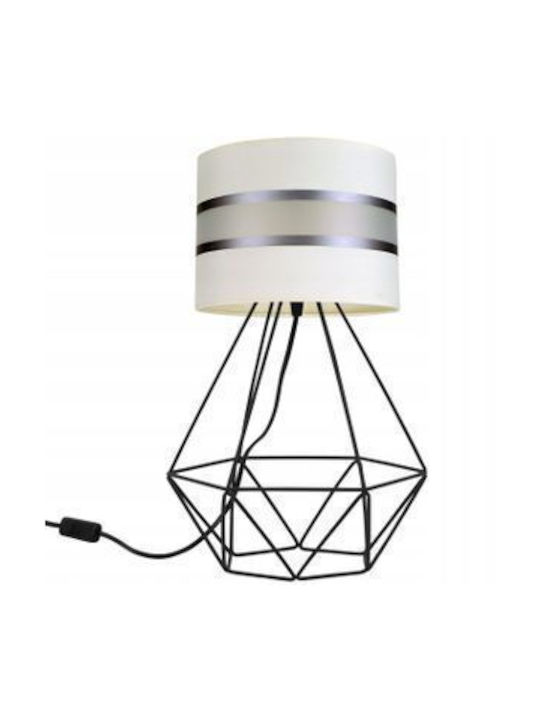 Light Home Decorative Lamp with Socket for Bulb E27 White