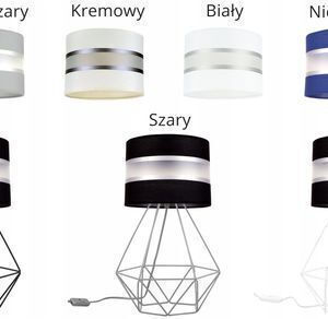 Light Home Decorative Lamp with Socket for Bulb E27 White