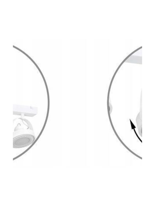 Light Home Διπλό Σποτ σε Μαύρο Χρώμα