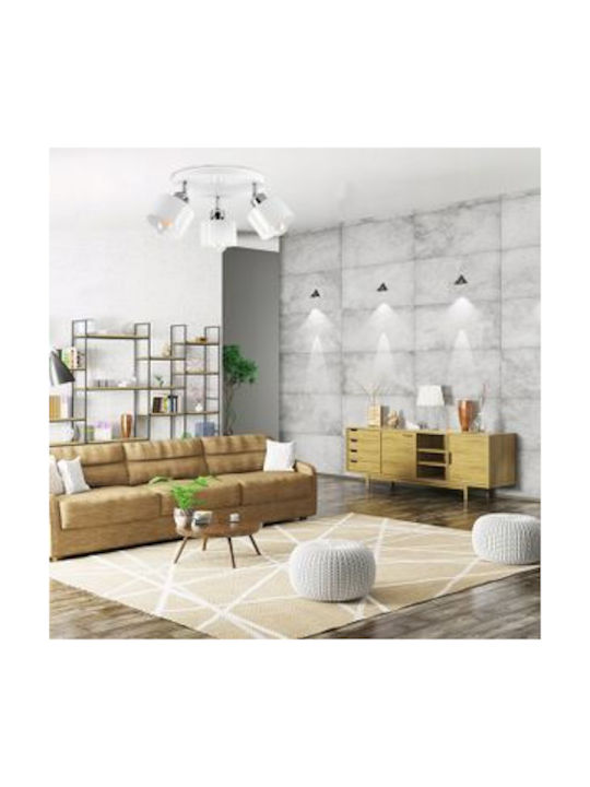 Light Home Двойно Спот в Бял Цвят