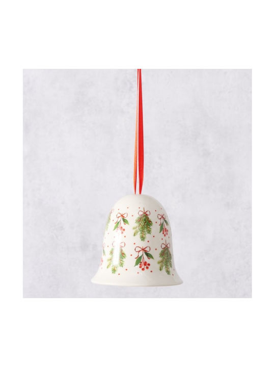 Noelle Christmas Ceramic Bell 10 Cm