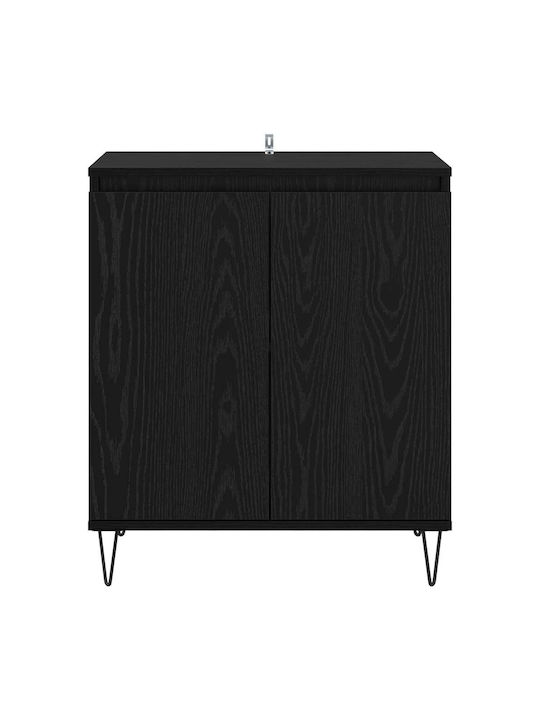 Sideboard Wooden Black Beech 60x35x70cm